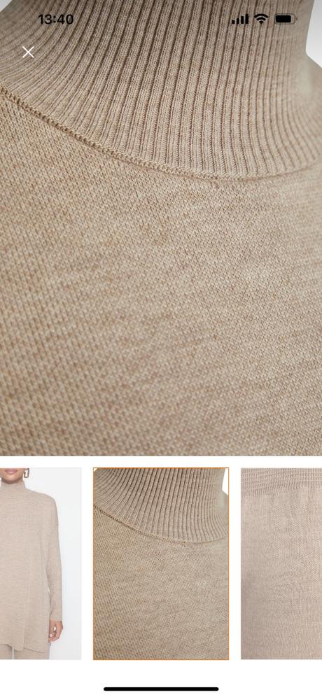 Pletený nohavicový komplet set, s