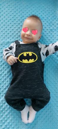 Súprava trakače a body batman, primark,62