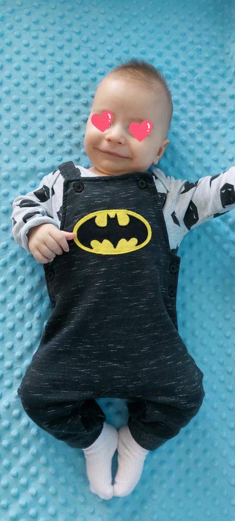 Súprava trakače a body batman, primark,62