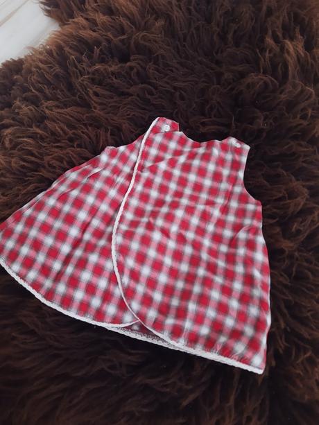 Detské kockované šaty vianočné h&m 68, h&m,68