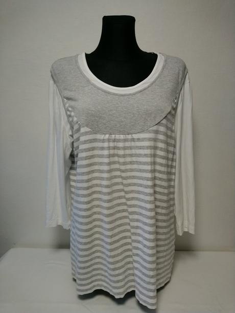 Dámsky elastický pásikavý top, gery weber, xxl