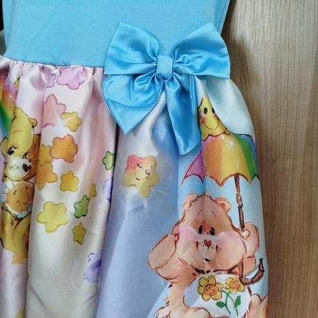 Nádherné šaty h&m s motívom care bears - nové, h&m,134 / 140