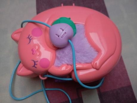 Polly pocket mačka mini domček, 