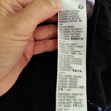 Podšitý bavlnený top/tričko veľ. xxl, xxl