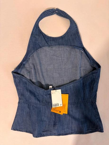 Denim top, h&m,s