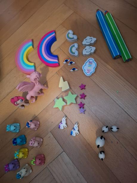 Rôzne gumy na gumovanie, 