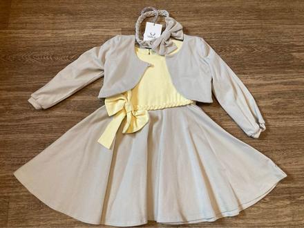 Šaty s bolerkom a čelenkou, mirau,104