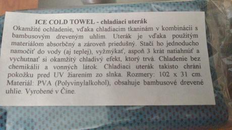 Chladiaci  uterak, 