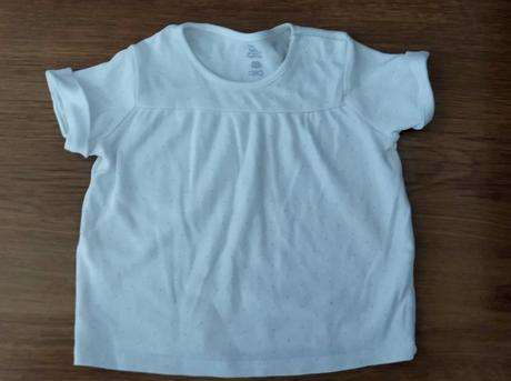 Bodkované tričko z organickej bavlny, f&f,80