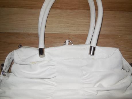 Biele letné tričko + gratis biela kabelka, new look,s