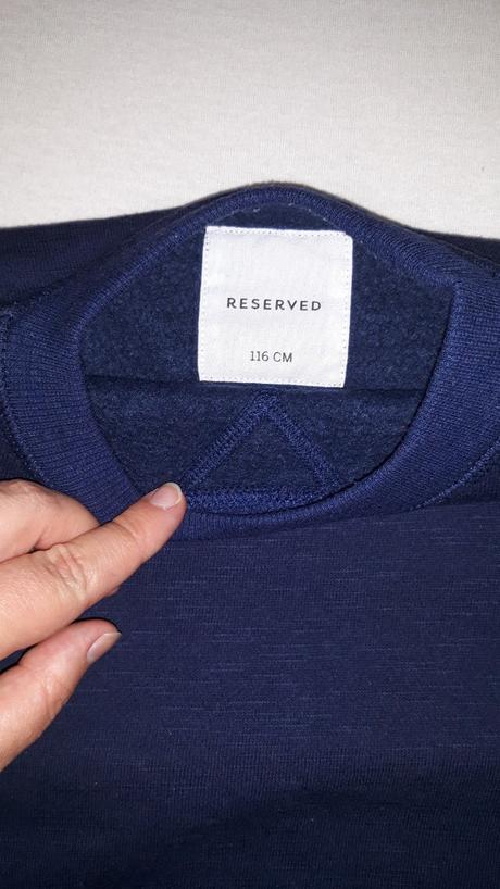 Mikina reserved 110/116 - super stav, reserved,116