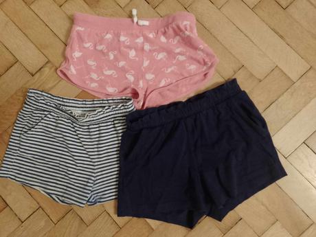 Bavlnene sortky cena za vsetky 3, sinsay,128