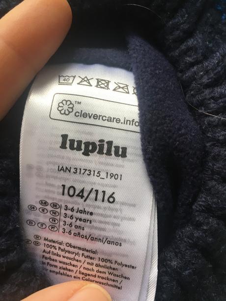 Zimná čiapka 104/116, lupilu,104