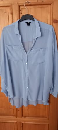 Letná, dámska dlhšia košeľa, h&m