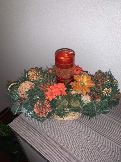 Vianočná dekorácia bez sviečky, 