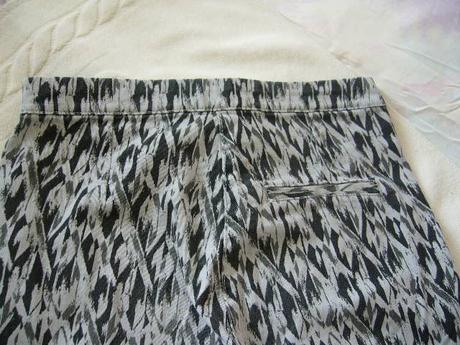 Pružne bavlnene nohavice, h&m,34