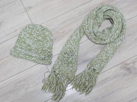 Súprava šál + čiapka, 