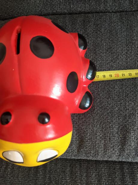 Pokladnička lienka 20 cm, 