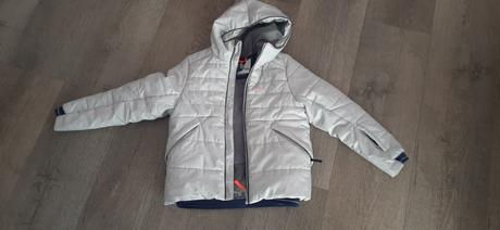 Detská lyžiarska prešívaná bunda wedze, decathlon,140