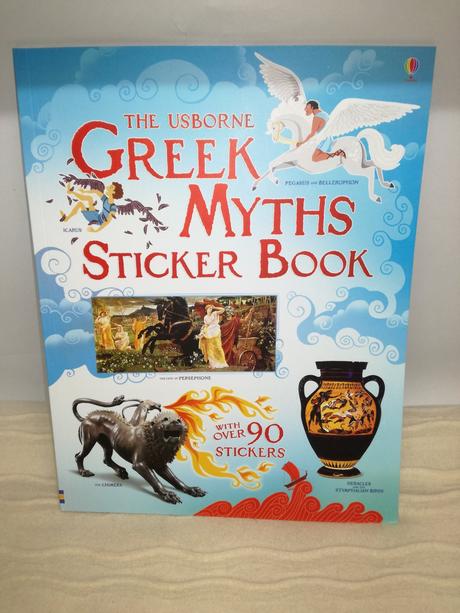 Usborne greek myths sticker book njul18,