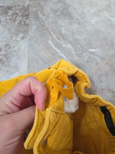 Zltá sukna 110/116, tchibo,110