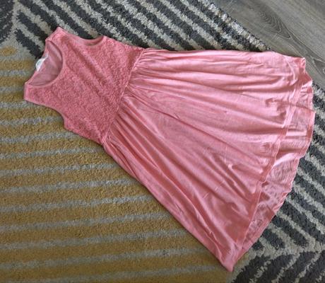 Midi šaty s čipkou 128/134, h&m,128