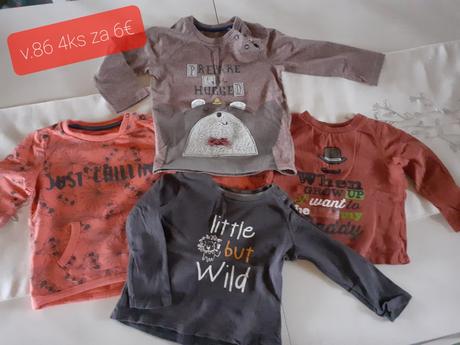 Veselé tričká 4ks, george,80