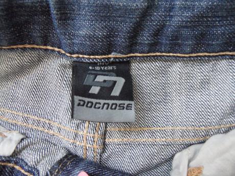 Chlapčenské rifľové kraťasy, 140