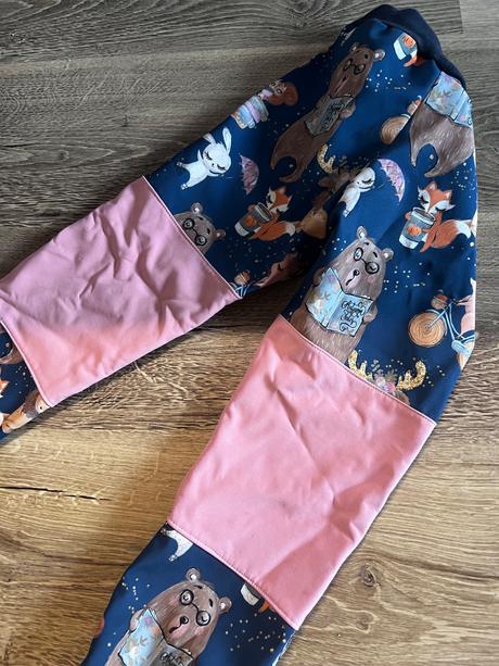 Rastúce softshel nohavice, 104