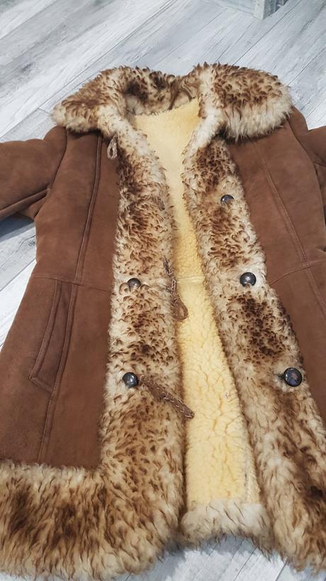 Dámsky zimný kožuch, s