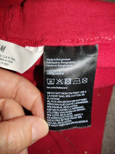 Oteplene legíny, h&m,140