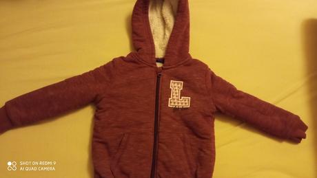 Zateplena mikina, lupilu,98