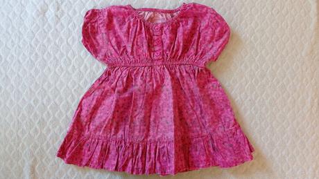 Ruzova tunika s kvietkami, matalan,104