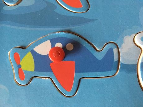 Vkladačka podľa obrysu lietadlá, 