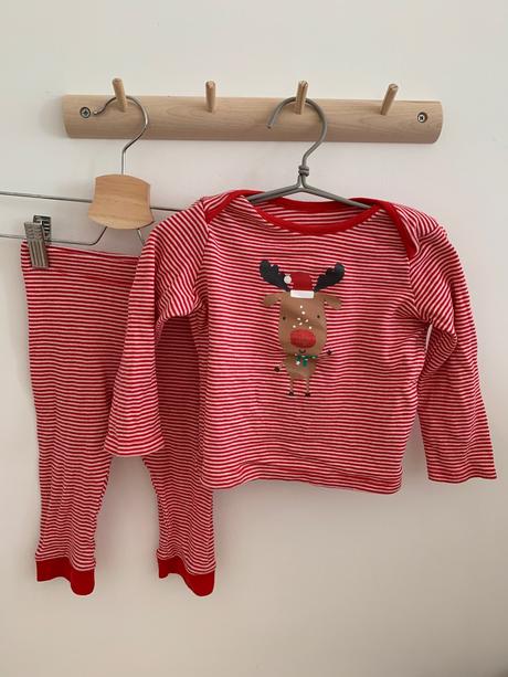 Pyžamo vianočné, f&f,80