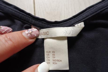 Dámske tričko h&m basic, h&m,xs