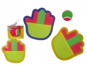 Hádzací catch ball ruka na suchý zips,