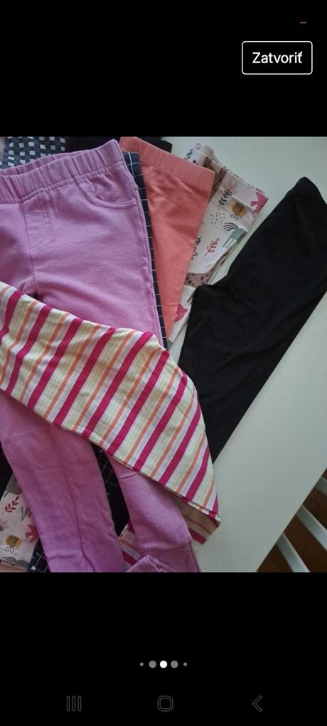 Legíny 17ks 6/7 rokov, h&m,122