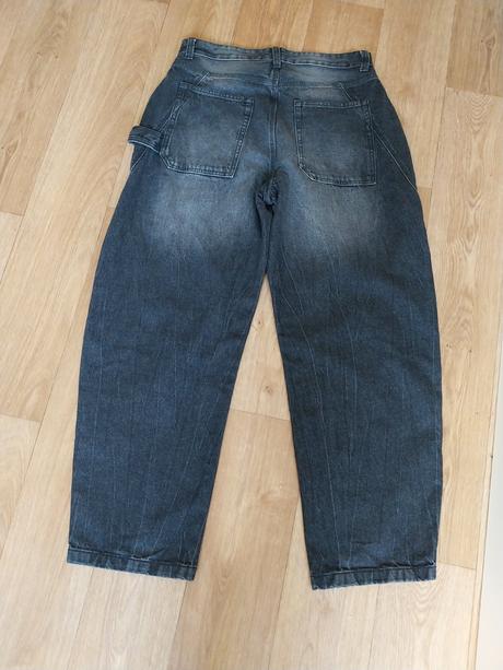 Široké rifle baggy, bershka,xl