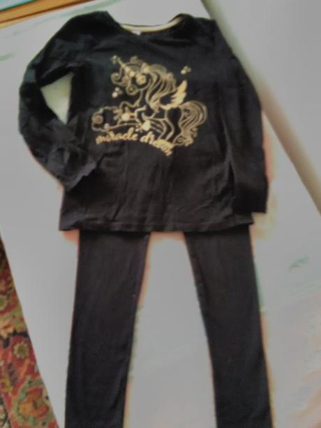 Tričko s dlhým rukávom plus legíny, dopodopo,128