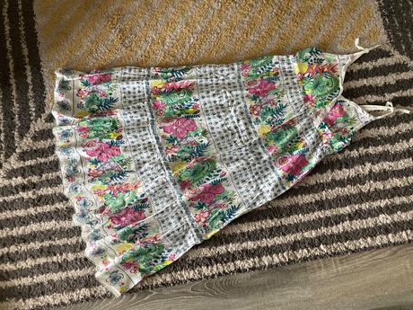 Farebné maxi šaty, h&m,128