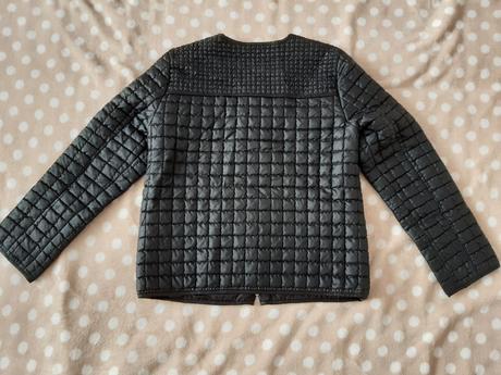 Prešívaná koženková bunda v.134-140, 134