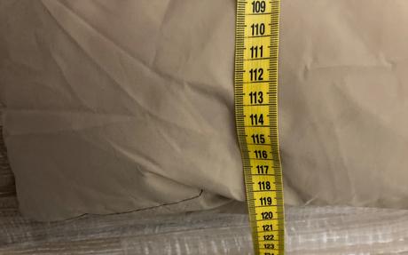 Béžová dlhá  vesta, l