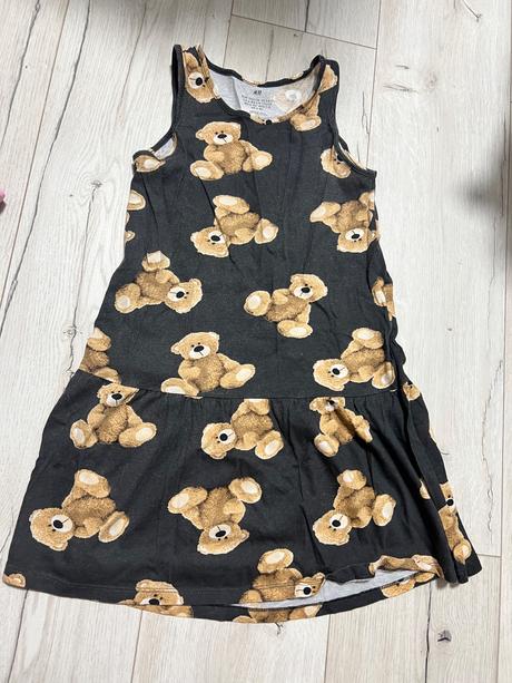 Saty medvediky 122/128, h&m,122