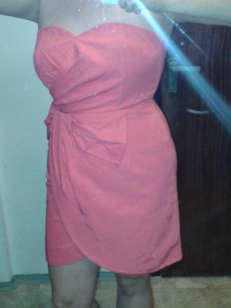 Ružové šaty, h&m,40