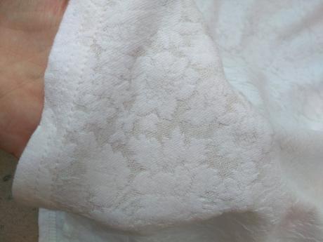 Dámske biele elastické tielko, l