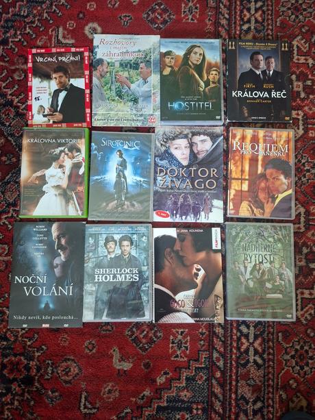 Predám dvd filmy rôzne vid foto cena 0,50/kus, 