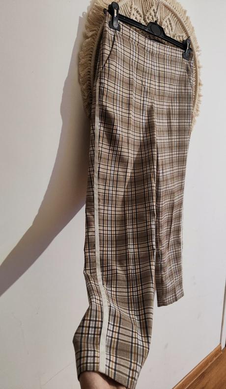 Karované nohavice opus, l