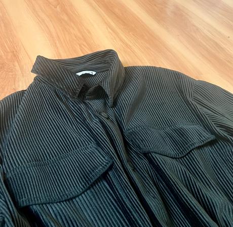 Menčestrová čierna košeľa, zara, m, zara,m