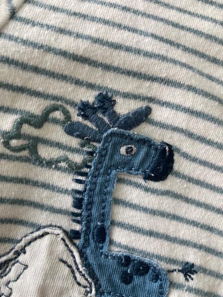 Overaly next a hm s čiapočkou top stav 9-12m, next,74